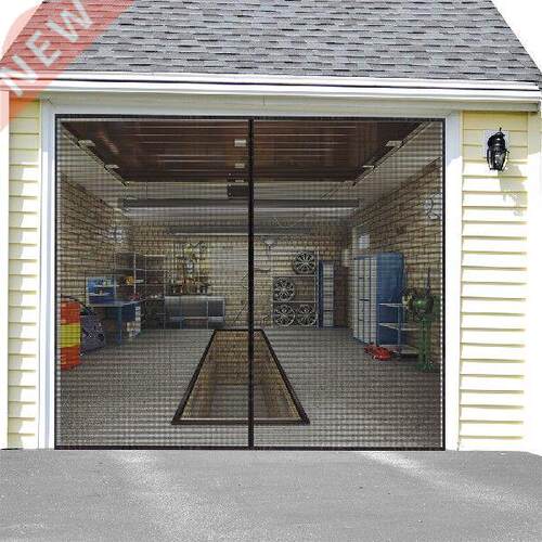 Seamless Retractable Garage Door Curtain Mosquito Netting