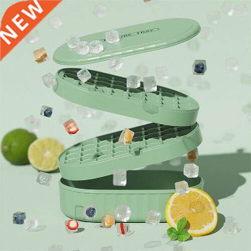 Ice Cube Trays Silicon Bottom Ice Cube Storage Container