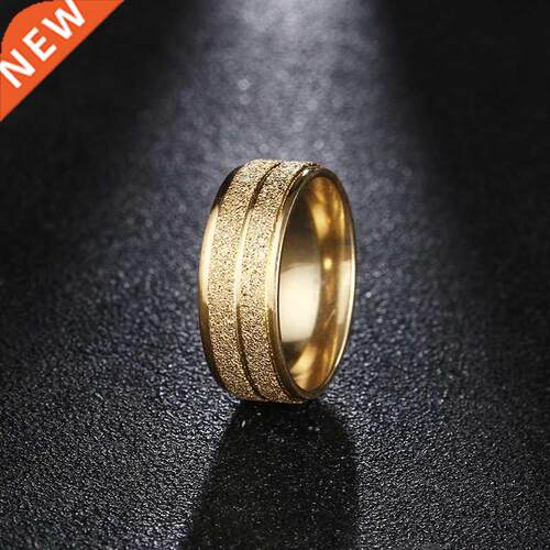 DOTIFI 316L Stainless Steel Rings For Women Gold/Silver Col