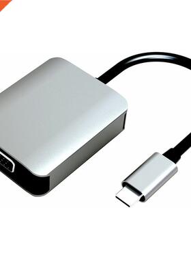 New Usb .1 Type-C To Vga Adapter With Aluminum Case Ulc1K0