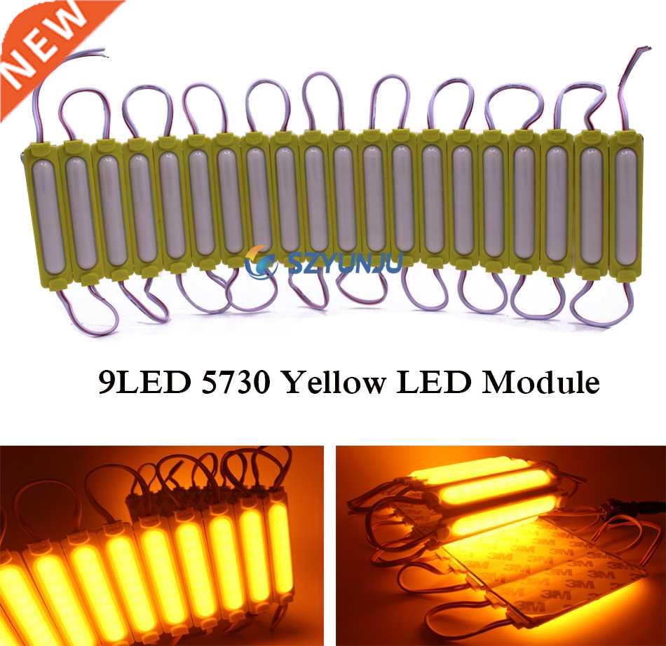 2W 5730 Yellow injection led module 60 degrees DC12V Waterpr