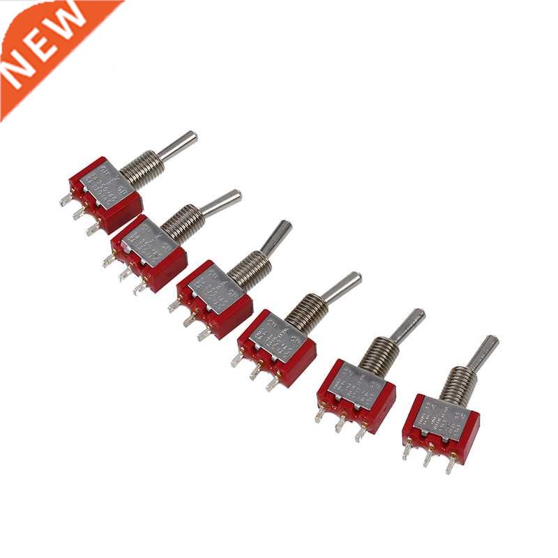 6 Pcs AC 250V 2A 120V 5A SPDT On/Off/On 3 Position Toggle Sw