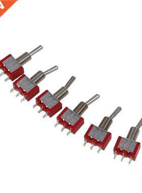 6 Pcs AC 250V 2A 120V 5A SPDT On/Off/On 3 Position Toggle Sw