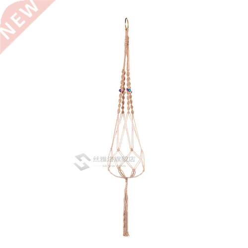 1pc Large-sized Plant Hanger asket Handmade Rope Pots Hol