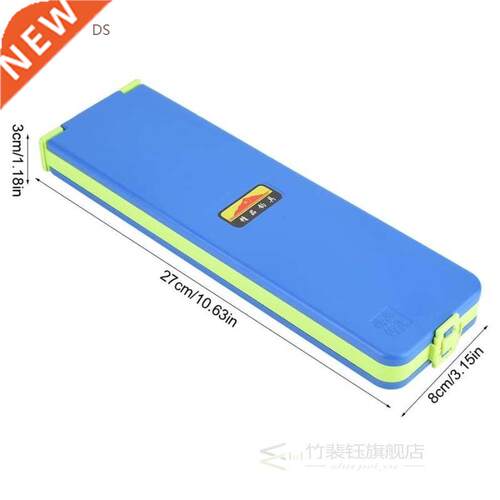 Portable Plastic Large Capacity Fishing Case 2 Layer Fishing