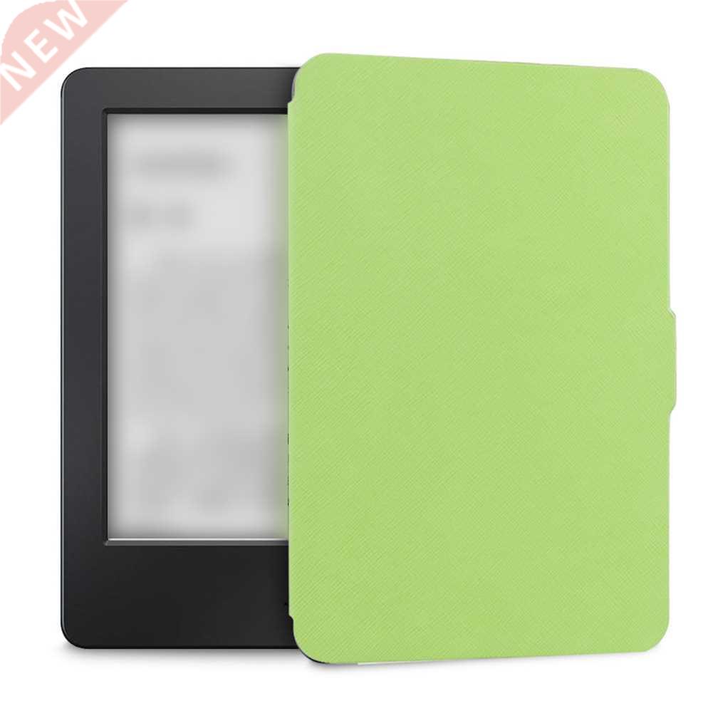 6 Inch Solid Reader Simple Case PU Leather Auto Sleep Protec