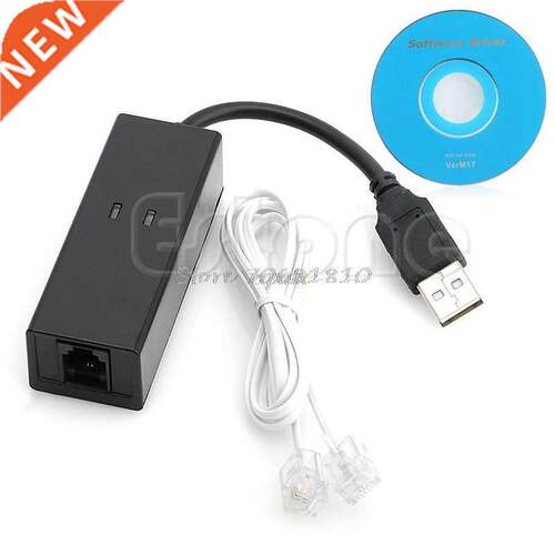 USB 2.0 56K Data V.92/V.90 Telephone Fax Modem Cable For Win