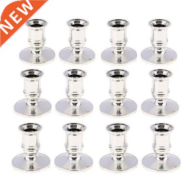 12pcs Plastic Candle Cups fit Standard Tapered Wax Candles