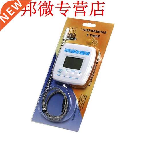 Digital Food Temperature Meter Timer Lcd Display for Cooking