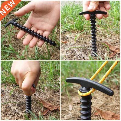 10pcs/Pack Outdoor Campng Tent Pegs Ground Nals Screw Anch