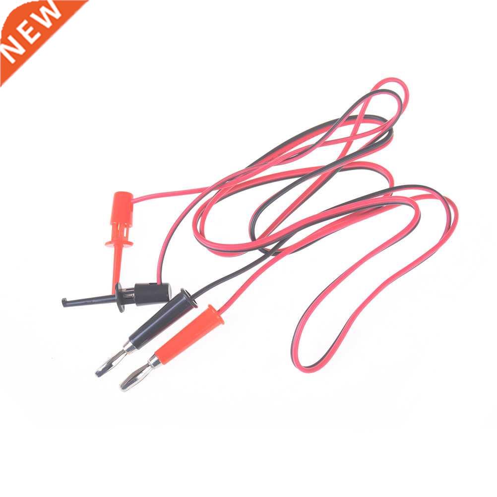 Probe Test Leads Wire Cable 4mm Lantern Plug to Test Hook Cl