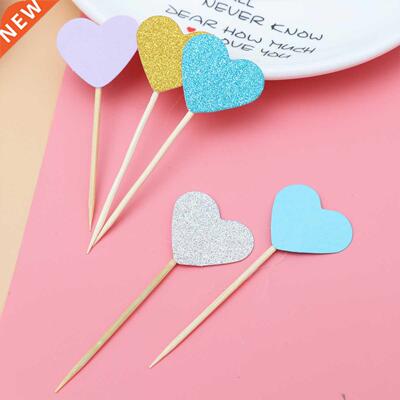 50PCS Glitter Powder Glitter Series Party Dessert Cake