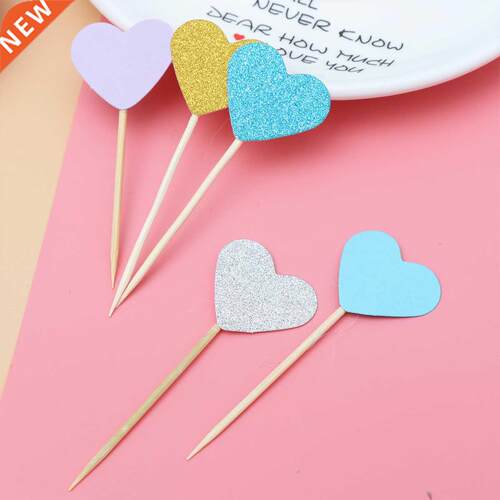 50PCS Glitter Powder Glitter Series Party Dessert Cake