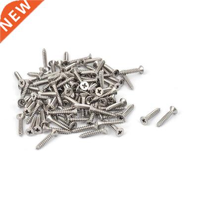 M2.9 x 16mm Cross Head Countersunk Self Tapping Screw 100 Pc
