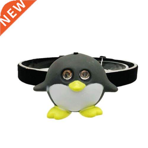 Child's Headlight with Headband Cartoon Animal Headlamp SOS