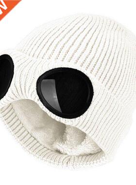 Winter Hat Unisex Knitted Warm Beanie Unisex Outdoor Camping