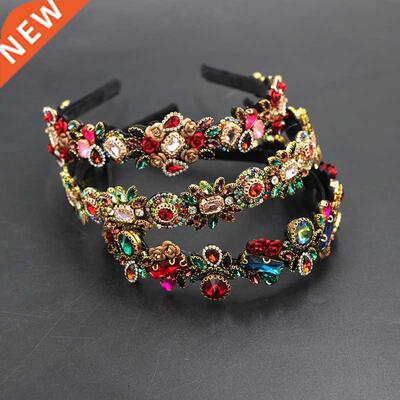 New Fashion Temperament Personality flower metal rose inlaid