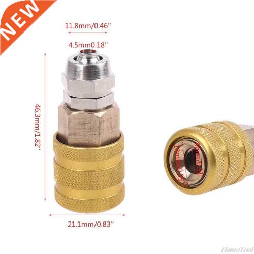 Plug Fitting Round Head Quick Inflatable Nozzle Hose OD Diam