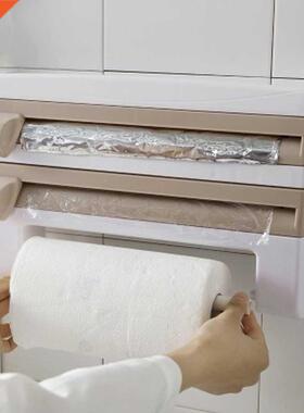 Kitchen Organizer Paper Towel Holder Kitchen Shelf Cling