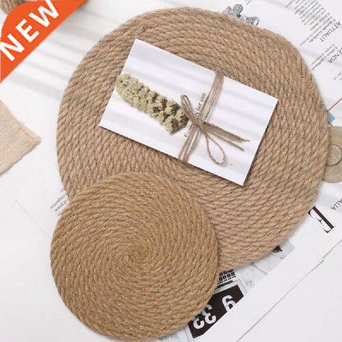 Japan Style Heat Insulation Mat Round Portable Exquisite