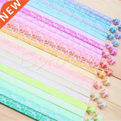 Glow in Drk Lucky Str Origmi Folding Plstic Strip Pper