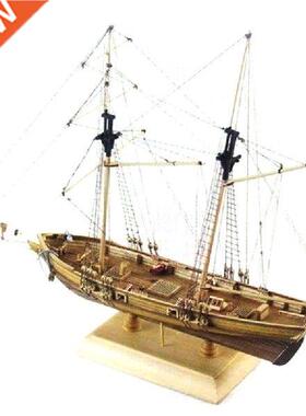 1:70 Scale New Port Wooden Sailing Boat Model 410x60x215mm