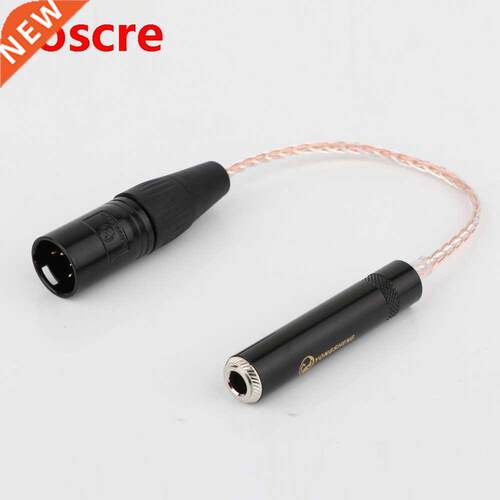 Preffair 10CM 8 cores Single Crystal Copper 4-Pin XLR Male B