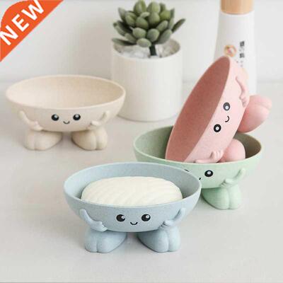 Eco-friendly 1Pcs Soap Box Non-slip Soap Dish Bathroom Suppl