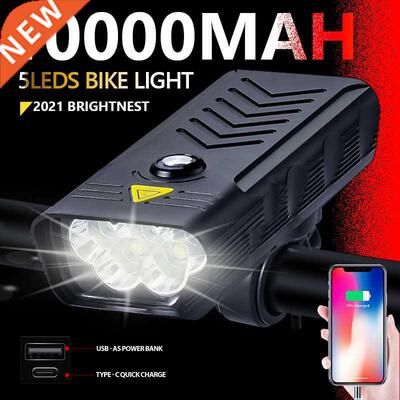 20000LM 5Leds MTB Bcycle lghts 10000MAH Usb Rechargeable B
