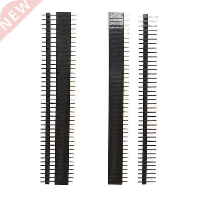 5/10Pair Black 40Pin 1*40 2.54mm Single Row Female Male Brea