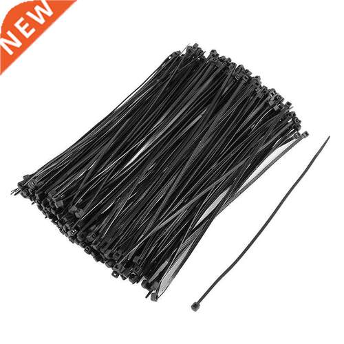 350 Pieces 2.5mmx200mm Power Cord Cable Wire Ties Zipper Lac