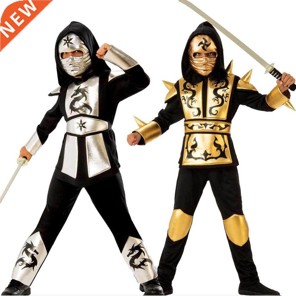 Kids Costume Ninja Cosplay Boys Girls Party Fancy Dress Hall
