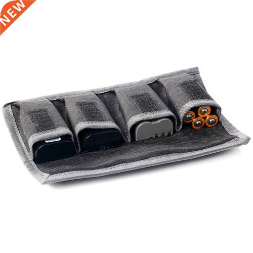 Besegad 4-Slots DSLR Battery Bag Portable Camera Battery C