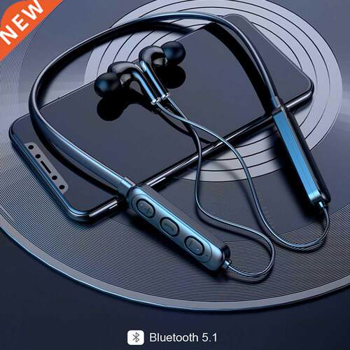 Neckband Earphones Bluetooth 5.0 In-ear Running Headset IPX