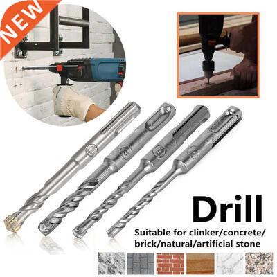 4pcs/set 110/160mm Masonry Crosshead Twist spiral Hammer Dri