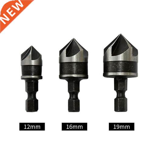 pcs Round/Hex Countersink Boring Drill Set for Wood Metal