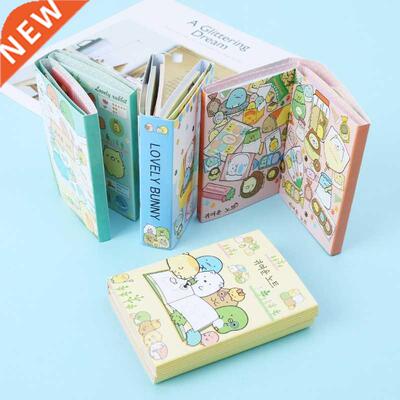 Cartoon Animals 6 Folding Memo Pads Sticky Notes Bookmark St