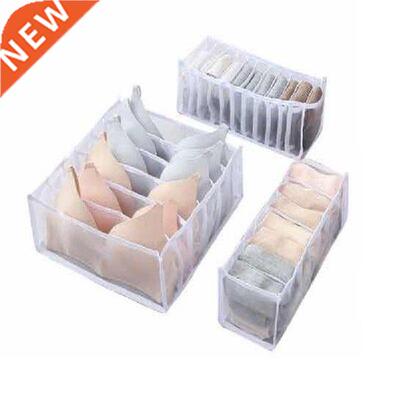 3 Pcs Underwear Drawer Organizer Foldable Closet Clothes