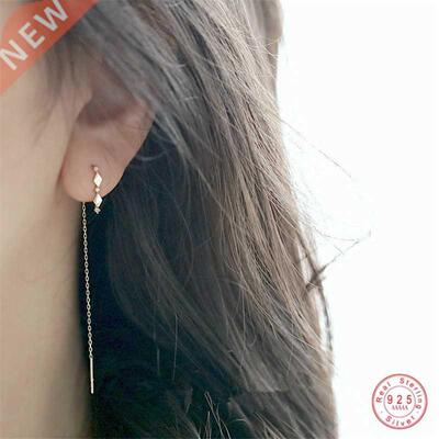 925 Sterling Silver 14k Gold Plating Inlaid Crystal French D