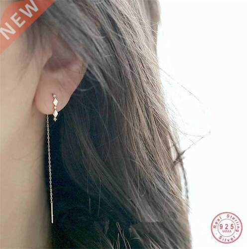 925 Sterling Silver 14k Gold Plating Inlaid Crystal French D
