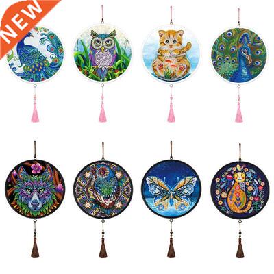 New Design Mural Tassels Diamond Painting With Round Frame