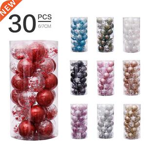 30 Peces Chrstmas Balls, Cute Transparent Balls Chrstmas