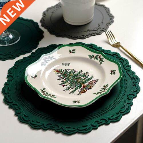 Retro Embossed Silicone Placemat Ins Internet Celebrity