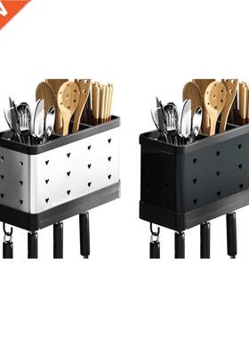 Stainless Steel Kitchen Utensils Holder Drying Basket with H