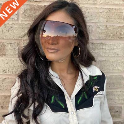 Oversized Protective Faceshield Visor Glasses Men Women Full