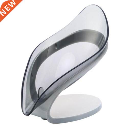 Leaf S Bathroom Soap Holder Self-adhesve Soap Box Dran