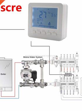 BGL02-5 LCD Thermoregulator Gas Boiler Heating Temperature C