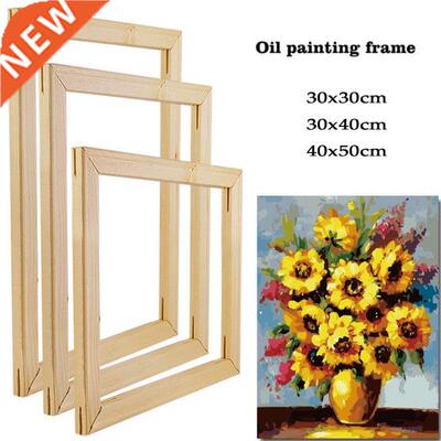 40 x 50CM Wooden Frame Digital Oil Painting Diamond Painting