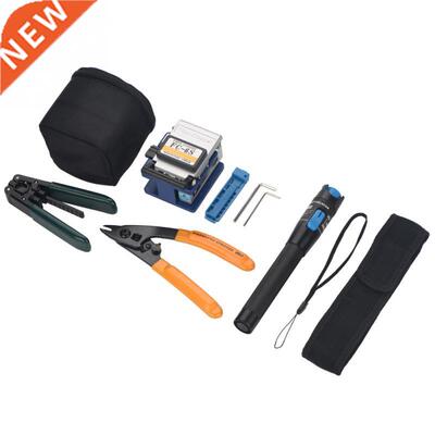FTTH Splicing Splice Fiber Optic Stripping Tool Kit Set With