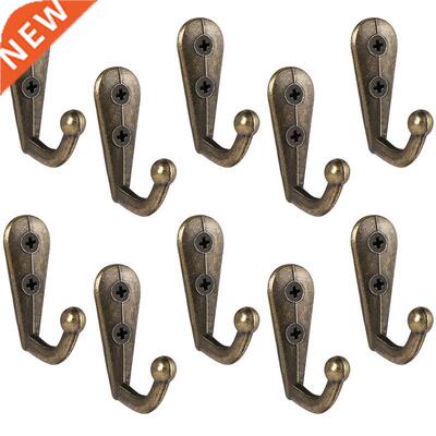 10pcs Coat Hooks Heavy Duty Wall Mounted Hanger Antique Clos